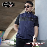 RAPID ARMOUR reflective windproof touring men's motorcycle vest