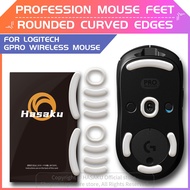 2Sets HASAKU Rounded Curved Edges Gaming Mouse Feet Skates for Logitech G PRO Wireless Gaming Mouse Feet