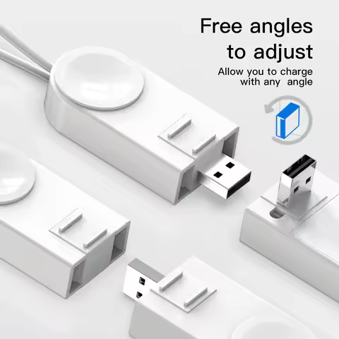 Wireless Charger 2 In 1 For Apple Watch 6 5 4 3 Se Series IWatch Accessories Portable USB Charging D