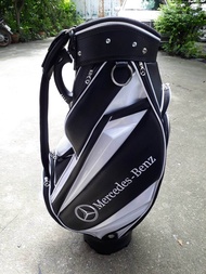 ถุงกอล์ฟ หนัง pvc ลายเคฟล่า ขนาด 9 นิ้ว มี cover