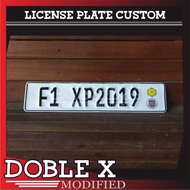 Euro F1 XP2019 VINTAGE Number Plate