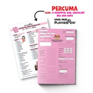 Pembalut Buku Pink Pregnant / Ibu Mengandung & Buku Latihan Sekolah A5 saiz Plastic Cover