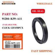 For CLICK 125/150PCX OIL SEAL 34X52X7 (91204-K59-A11)