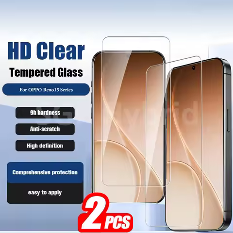 2Pcs 9H Clear Glass For OPPO Reno15 Pro Max Screen Glass Reno 15 Reno15Pro 15ProMax 5G Tempered Prot