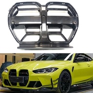 Car Front Kidney Grille Grill Upper Hood Vent Mesh Grid For BMW M3 G80 M4 G82 G83 2021 2022 2023 202