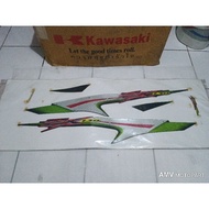 HIJAU 2007 green Kawasaki ZX130 decal sticker Striping 40143-0927