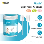 Dr.isla ReadyStock 30 Pcs Upgraded Baby Cotton Swab Mouth Tongue Cleaner Oral Cleaner Pembersih Mulu