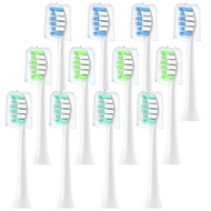 Toothbrush Replacement Heads Compatible with Sonicare Electric Toothbrushes, Medium to Soft Brush He