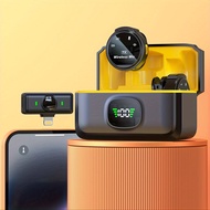 Micro Không Dây J6 Pro – 2 Mic 2.4G Giảm Ồn Pin 15H Cho Livestream/Quay Video