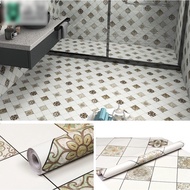 Decal giấy dán sàn dán nền nhà có keo sẵn KHỔ 60cm-GẠCH PHỐ CỔ QT511