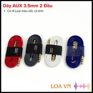 Specialized 3.5mm AUX audio cable for cars, 2-way cable, 1M long cable