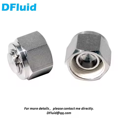 1pc 316 Stainless Steel LOK PLUG Double Ferrule Compression Connector 1/8 1/4 3/8 1/2 Pipe Fitting W