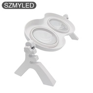 Elevated Pet Dog Bowl Anti-skid Anti-choking Adjustable Slow Food Bowl Can Be Raised Lowered Dining 