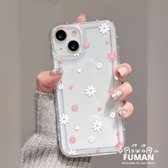 Air Bag Flower Phone Case For Vivo Y20 Y20S Y20A Y20i Y20T Y20G Y12A Y12S Y11S Y17 Y15 Y13 Y12 Y11 2