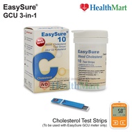 EasySure Cholesterol Test Strips 10's ( Expiry : 07/2027 )