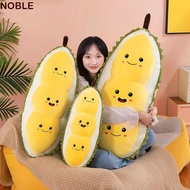NOBLE Durian Hugging Pillow, Fluffy Collection Fruit Durian Plush Pillow, Cute 30cm Soft Appease Dur