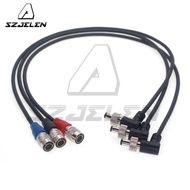 Power Cable Elbow Locking DC 5.5 * 2.5mm to Hirose 4Pin Cable for Sound Devices, Zoom F8/F4