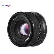 VELEDGE 35MM F1.2 Large Aperture Manual Fixed Focus Lens Manual Fixed Focus Lens Cameras Lens Suitable for Sony Micro-Single A6300 A6400 NEX Series Cameras