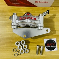 GP4 Caliper (Silver) with CNC Bracket for Mio/M3/Sporty Caliper Brake