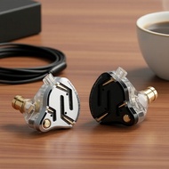 KZ ZS12 PRO 2 6-Driver Hybrid IEMs 5BA 1DD HiFi In-Ear Headphones Immersive Bass for Audiophiles & G
