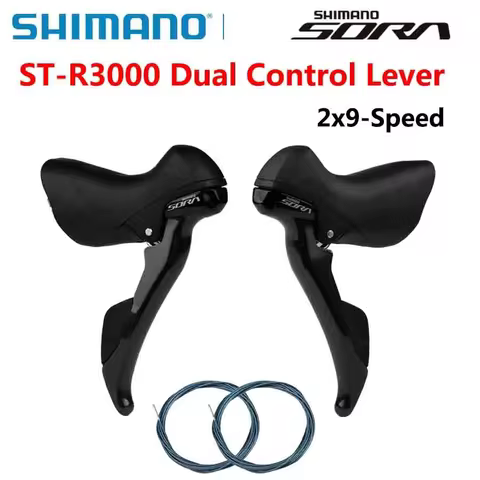 SHIMANO SORA ST-R3000 Dual Control Lever Super SLR Brake 2x9 Speed ST R3000 Shifters Levers a Pair L