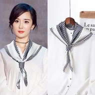 Khăn quàng cổ lụa bandana vuông choàng cổ trùm đầu đi biển buộc tóc áo yếm-HAUSE