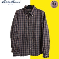 kemeja pria eddie bauer | kemeja casual | kemeja kotak kotak