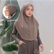 Jarsey Instant Bergo Hijab, Comfortable, non-Padded, premium 3 Lines