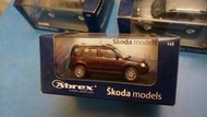 SKODA YETI 一代 經典 圓燈 雪怪 絕版模型 1:43 棕色
