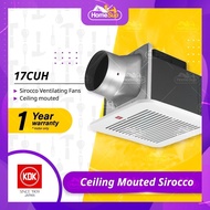 KDK Ventilator Exhaust Fan 17cuh - Ceiling Mounted, Duct Type, Sirocco, Ventilating Fan Kipas Ekzos