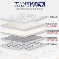 Thick Latex Mattress Soft Cushion Household Tatami Mat Mattress Student Dormitory Single Sponge Mat Winter Folding