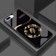 Ốp Lưng cho iρhone 66S6 PLUS6S PLUS787 PLUS8 PLUS Mặt kính cường lực cao cấp Họa tiết RỒNG VÀNG