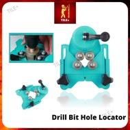 Tile+ 4mm - 83mm Tile Hole Locator Adjustable Drill Bit Ceramic Glass Tile Saw Guide Smooth Surface 