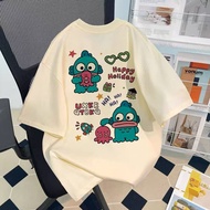 [ada stok] Baju t-shirt kartun ikan badut lengan pendek daripada kapas tulen untuk kanak-kanak lelak
