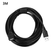 Black 0.6M 1M 1.5M 3M 5M USB 2.0 A Male to A Female Data Sync Charger Extension Cable Cord