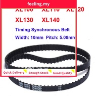 <FEELING>100XL 110XL 120XL 130XL 140XL 037 Timing Belt Rubber Belt 10mm Width 1/5'' Pitch
