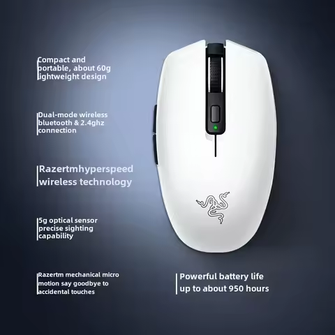 Razer Yagi Snake V2 Dual Mode Wireless Bluetooth Battery Game Pokemon Ghost Girl Small Mouse
