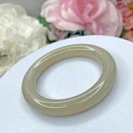 NO.148冰潤佘太白 內徑 53MM 圈口 佘太翠玉鐲 佘白 平安鐲 手鐲