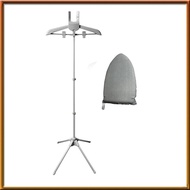 [chasoedivine.] Foldable Garment Steamer Rack with Ironing Gloves for Clothes, Adjustable Steamer St
