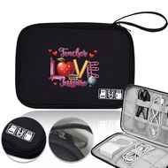 Teachers Day gift Electronic Gadget Storage Bag USB Cable Charger Large Pouch Travel Organizer