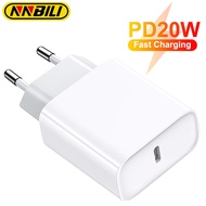 NNBILI 20W Quick Charge PD USB C Fast Charger Type C for iPhone 16 15 14 13 12 X Xiaomi POCO Redmi S