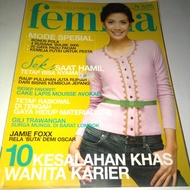 majalah Femina tahun 2005 cover Fanny Fabriana