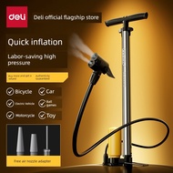 Deli Pump Bicycle Household Air Pump Battery Bike Mountain Bike Road Bike High Pressure Air Pipe Bas