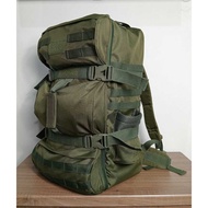 HIJAU BKO WR Tactical Green backpack BKO Large backpack for Brimob Large Army Crocodile backpack 60L