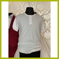 ♙ ◳ ➷ Camisa De Chino (Shorts sleeve) Inner T-Shirt for Barong