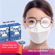 Combo of 100 Disposable Nano Glass Cleaning Papers, Helps Clean Dust, Dirt, and Anti-Grease on Glass