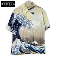 Sun Surf SS37651 特別EDITION/ x 葛飾北齋《神奈川衝浪裡》夏威夷襯衫 L 碼 [二手]