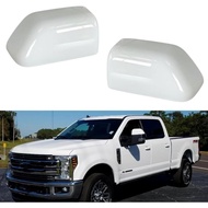 Oxford White Mirror Cover Caps for 2008-2024 Ford F250 F350 F450, Super Duty Towing Truck Accessorie