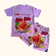 Bộ quần áo mì tôm CHINSU từ 10KG đến 118KG Đồ bộ trẻ em hảo hảo ngộ nghĩnh co dãn thoải mái