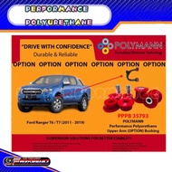 Polymann Ford Ranger T6 T7 (2011 - Present) Mazda BT50 Performance Polyurethane Option Upper Arm Bus